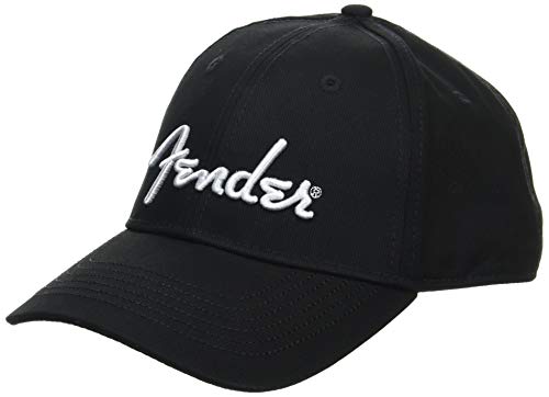 Czapka z logo Fender - Jeden rozmiar pasuje do większości - czarna 910-6648-000