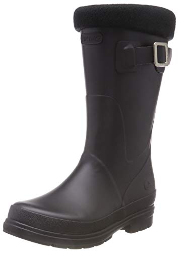 viking dziewczęce kalosze Vendela Jr. W/Fleece Sock, czarny - Czarny Black 2-29 EU