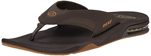 Reef Fanning męskie klapki japonki, szare, EU 36,5, brązowy - Braun Brown Gum - 35 EU