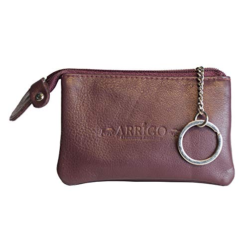Arrigo unisex etui na klucze, torba na klucze, teczka na klucze, S, czerwony - bordowo-czerwony - S