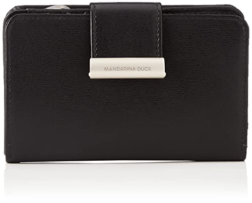 Mandarina Duck Portfel damski Hera 3.0 Portafoglio, czarny, 13x11x3,5 (L x H x W)