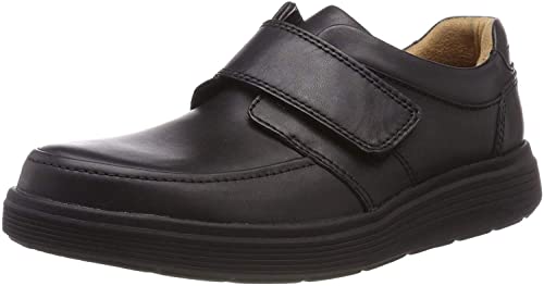 Clarks Un Abode męskie klapki, czarny - Schwarz Black Leather - 41 EU
