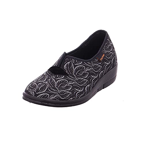 Fischer Dora niskie kapcie damskie, czarny czarny kolorowy 229, 40 EU