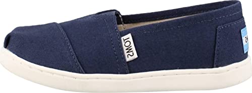 TOMS Unisex dzieci Alpargata Core espadryle, Niebieskie granatowe płótno 410-31 EU