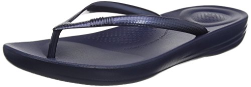 FitFlop Damskie japonki iQushion Ergonomic Flip-flops, niebieski - Blau Midnight Navy 399-43 EU