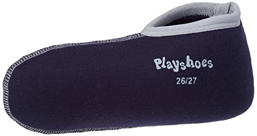 Playshoes Dziewczęce skarpety Füßling, granatowo-szara (Marine Grau), 34/35 EU