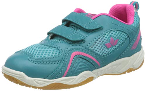 Lico Enjoy V Dziewczynki Buty do różnych sportów uprawianych w pomieszczeniach, turkusowy/różowy (Pink), 39 EU