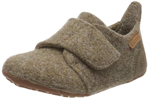Bisgaard Unisex Wool niskie kapcie dziecięce, Braun Camel 46, 27 EU