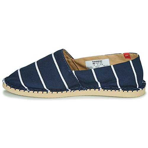 Havaianas Unisex Origine Stripes espadryle Wedge Sandal, granatowy, 33 EU Schmal
