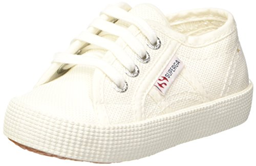 Superga Unisex 2750 Kids Easylite Sneaker buty dziecięce, uniseks, biały, 22 EU