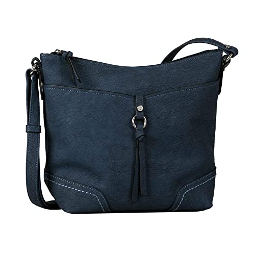 Tom Tailor Kobiety Imeri, Torebka Crossbody, Niebieski, 28x25x8.5 cm