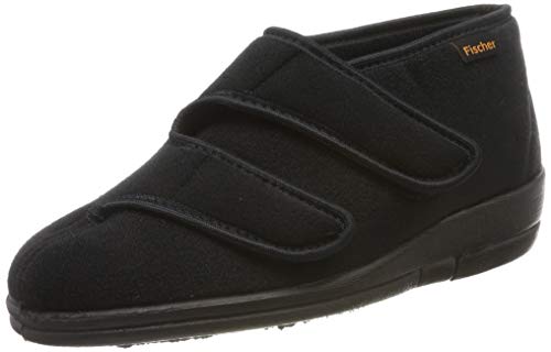 Fischer Dora wysokie kapcie damskie, czarny - Schwarz Schwarz 222 - 40 EU