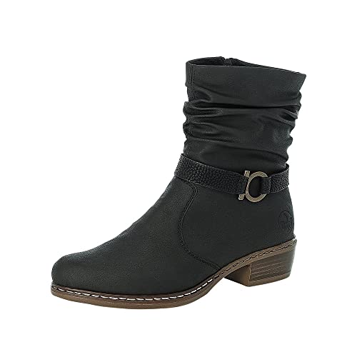 Rieker Damskie sztyblety Y08R1, czarny, 42 EU