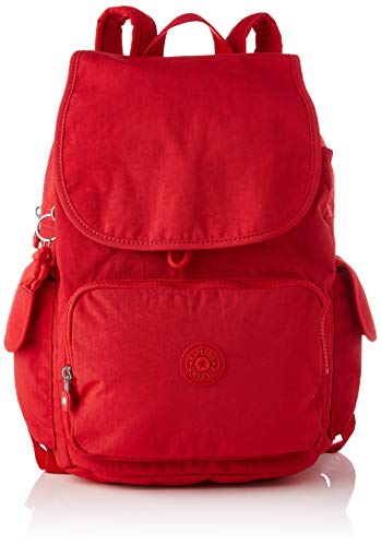 Kipling City Pack damski plecak torebka, czerwony ruge, jeden rozmiar, Czerwony Rouge, Rozmiar Uniwersalny