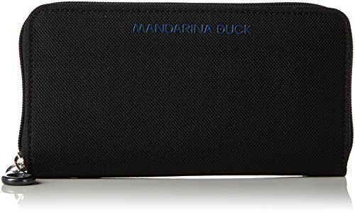 Mandarina Duck Md20 Portafoglio Portmonetka damska, czarny - czarny Black - 10x21x28.5 cm (B x H x T)