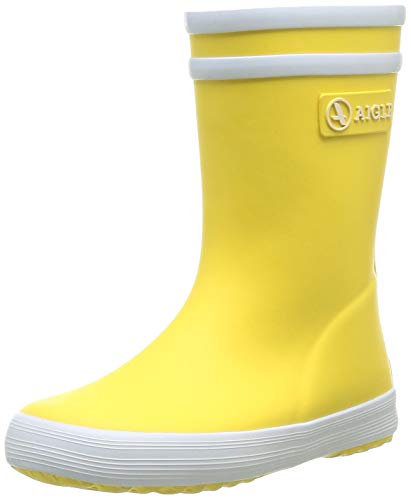 Aigle Unisex Baby Flac kalosze dziecięce, żółty - Żółty Jaune New - 20 EU