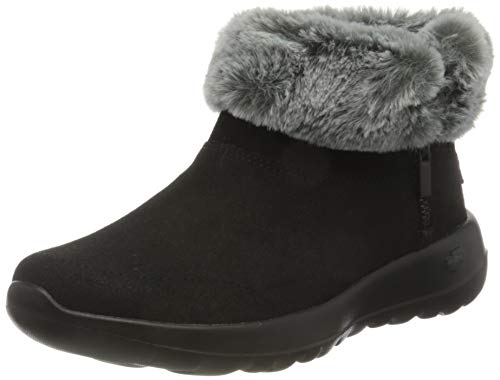 Skechers Damskie botki On-The-go Joy Boots, czarny zamsz, 38 EU
