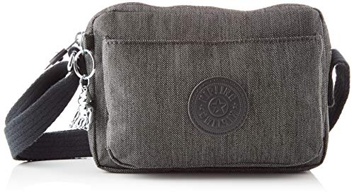 Kipling Womens Abanu Crossbody, Black Peppery, 20 x 13,5 x 7,5 cm (szer. x wys. x gł.)