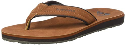 Quiksilver CARVER NUBUCK M SNDL TKD0 sandały męskie, Brązowy Brown Brown Xccc, 40 EU