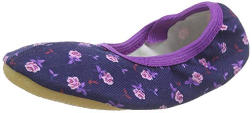 Beck Dziewczęce Nostalgiczne buty gimnastyczne, niebieski - niebieski ciemnoniebieski 05-35 EU