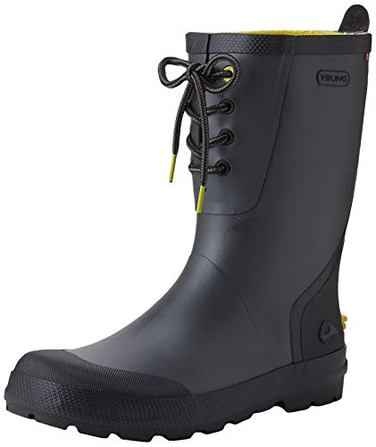 viking Unisex dziecięce kalosze Slagbjorn Jr, szary - Dark Grey Multi. - 34 EU