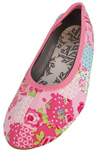Beck Dziewczęce buty gimnastyczne Roses, różowy - Ró?owy 03-27 EU