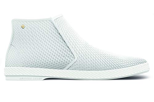 Rivieras Męskie espadryle Montante Classic 30° białe, Biały biały 00-37 EU