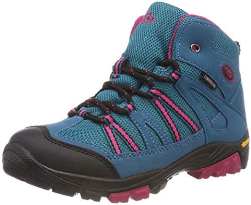 Brütting OHIO HIGH Dziewczynki Buty trekkingowe i turystyczne, turkusowy/różowy (Pink), 29 EU