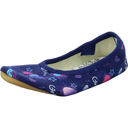 Beck Dziewczęce buty gimnastyczne, niebieski - niebieski ciemnoniebieski 05-36 EU