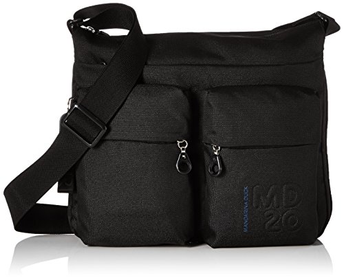Mandarina Duck Damska torba na ramię Md 20 P10Qmtx6, czarna, 32 x 28 x 10 (szer. x wys. gł.), czarny, 32x28x10 (L x H x W)