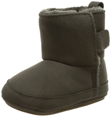 Sterntaler Baby Booties chłopięce kozaki, szare (żelazo 577), 17/18 EU