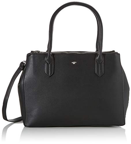 TOM TAILOR Damska torba Roma Shopper, 36x14x27, czarny - czarny - 36x14x27