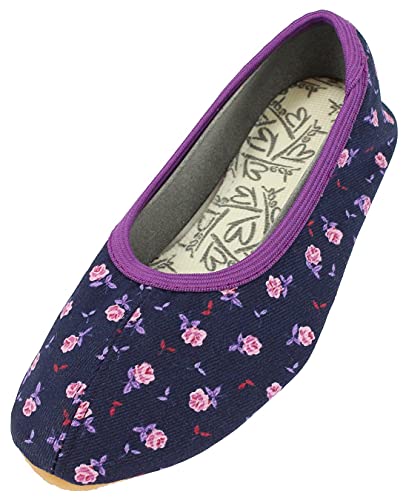 Beck Dziewczęce Nostalgiczne buty gimnastyczne, niebieski - niebieski ciemnoniebieski 05-24 EU