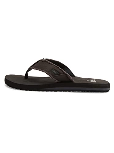 Quiksilver Męskie klapki japonki Monkey Abyss, czarny, czarny, brązowy, Xkc, 43 EU