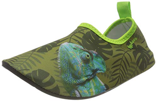 Playshoes buty dziecięce, unisex, ochrona przed promieniowaniem UV, na boso, kameleon, zielony - Grün Oliv 34-24/25 EU