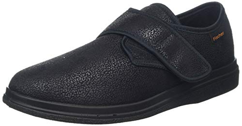 Fischer Ortho płaskie kapcie domowe, uniseks, czarny - Schwarz Schwarz 222 - 42 EU Weit