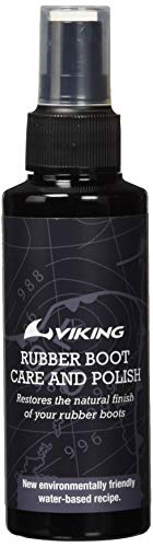 Viking Uniseks dla dorosłych kalosze w sprayu pielęgnacyjnym, pojedyncze opakowanie kremu do butów i produktów do pielęgnacji, czarne (czarne), 125 ml
