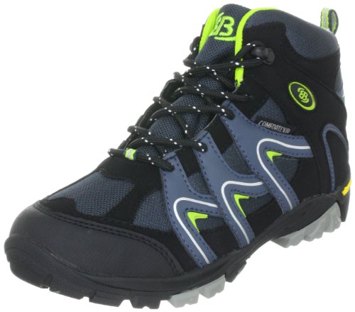 Brütting VISION HIGH KIDS Uniseks - dzieci Buty trekkingowe i turystyczne, kolor Petrol/czarny/cytrynowy, 29 EU