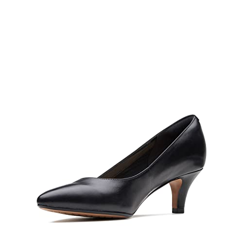 Clarks Linvale Jerica czółenka damskie, Czarny Black Leather, 40 EU