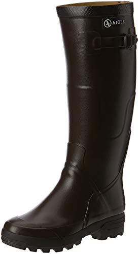 Aigle Benyl M kalosze gumowe, uniseks, brązowy - Marron Brun 001-44 EU