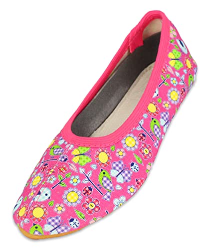Beck Dziewczęce Nostalgiczne buty gimnastyczne, różowy - Pink Pink 06-32 EU
