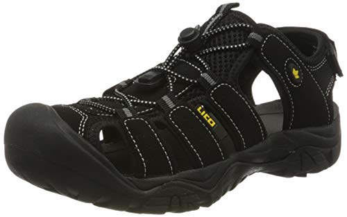 Lico Miami zamknięte sandały męskie, czarny, 46 EU