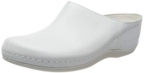 Berkemann klapki damskie jaada, biały biały 101, 40 2/3 EU