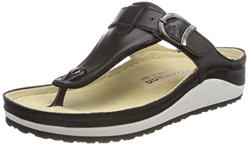 Berkemann Mila klapki damskie, czarny, czarny, 901, 39.5 EU