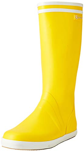 Aigle kalosze męskie goeland, Żółty Jaune Blanc 001, 44 EU