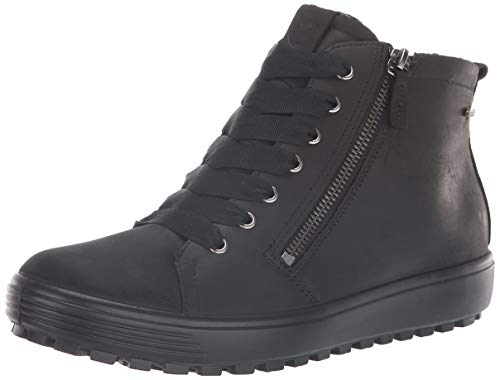 ECCO Kobiety Soft 7 TRED GTX Hi Botki, czarny, 41 EU