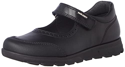 Pablosky Dziewczęce 334110 sneakersy, czarny - Czarny Negro Negro - 34 EU