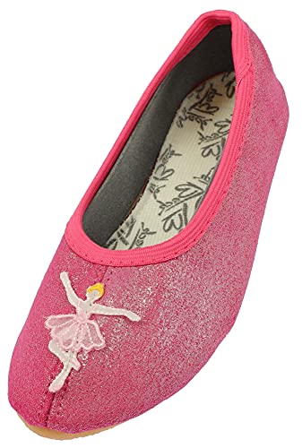 Beck Dziewczęce buty gimnastyczne baleriny, Pink Pink 06, 34 EU