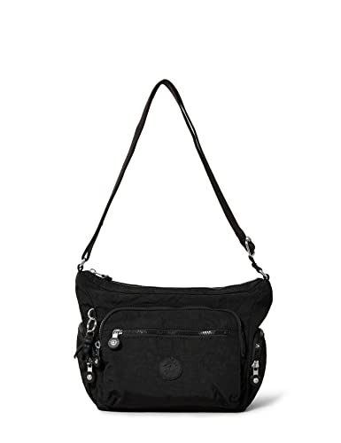 Kipling Kobieta Gabbie S, Torba na Ramię, Czarny (Black Noir), 7 l