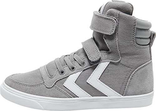 hummel Buty dziecięce Slimmer Stadil High Jr Sneaker uniseks, szary - Frost Grey - 26 EU